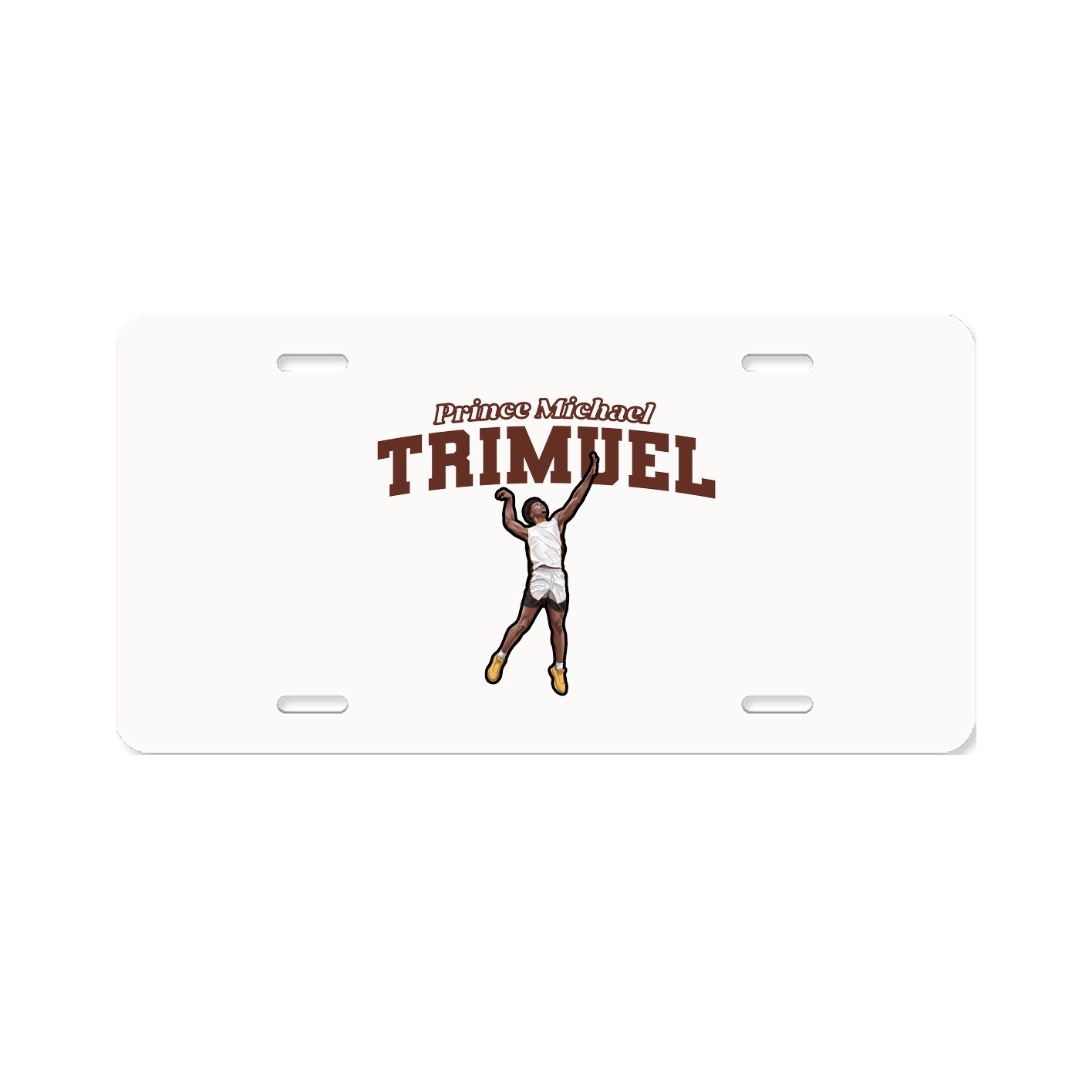 License Plate — Name Arch in Classic