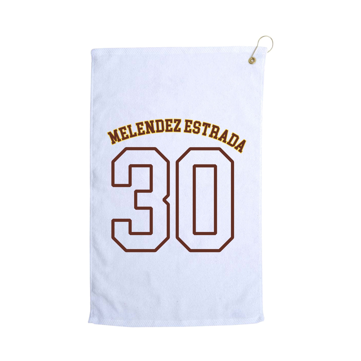 Golf Towel — Shirsey Arch in White