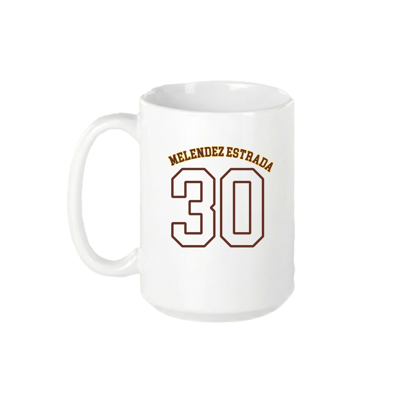 15oz Coffee Mug — Shirsey Arch in White