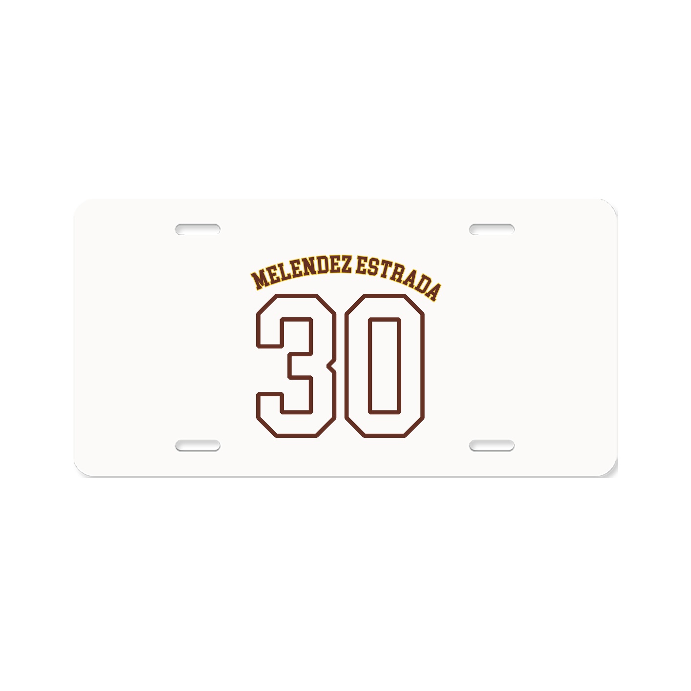 License Plate — Shirsey Arch in Classic