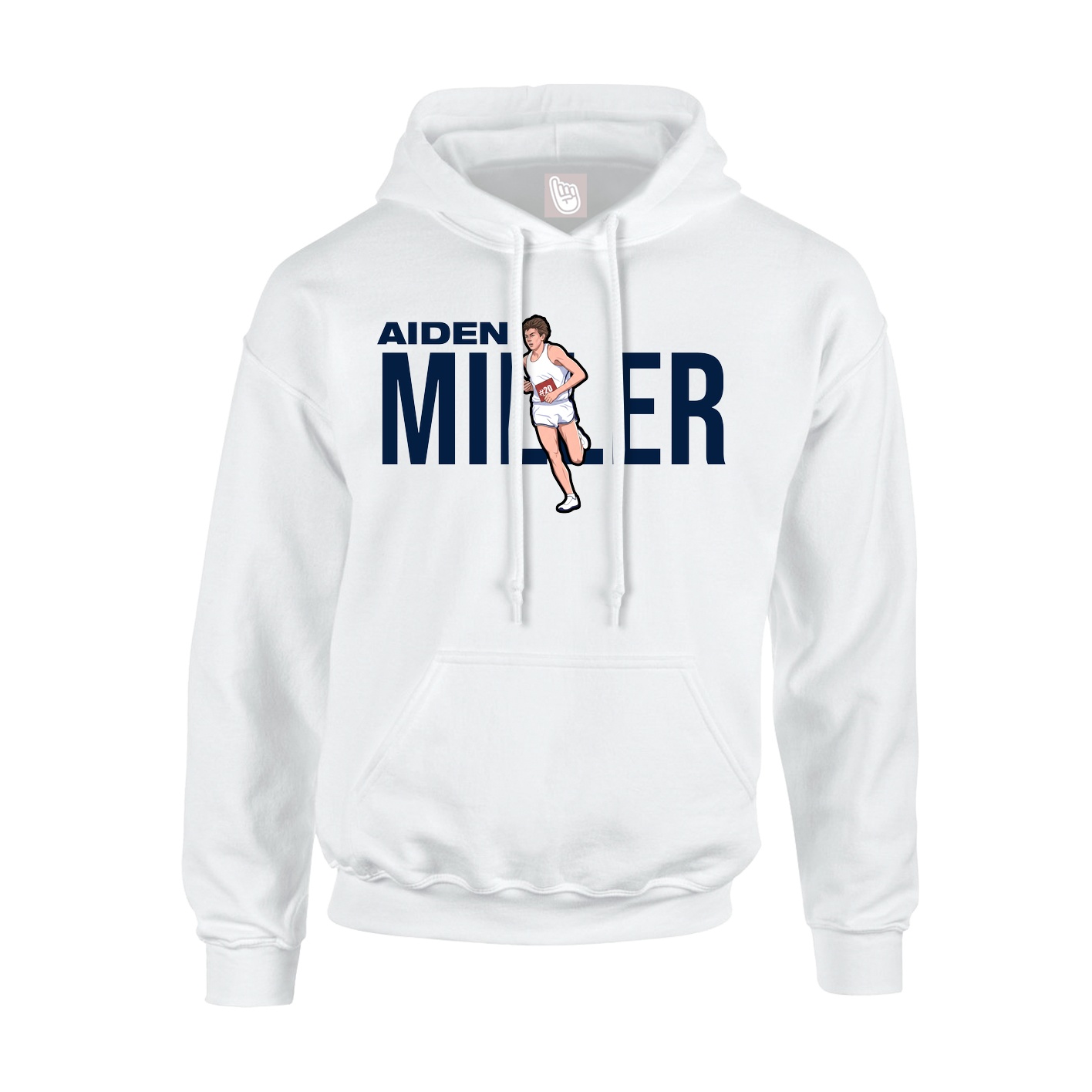 Hoodie — Player Name in White