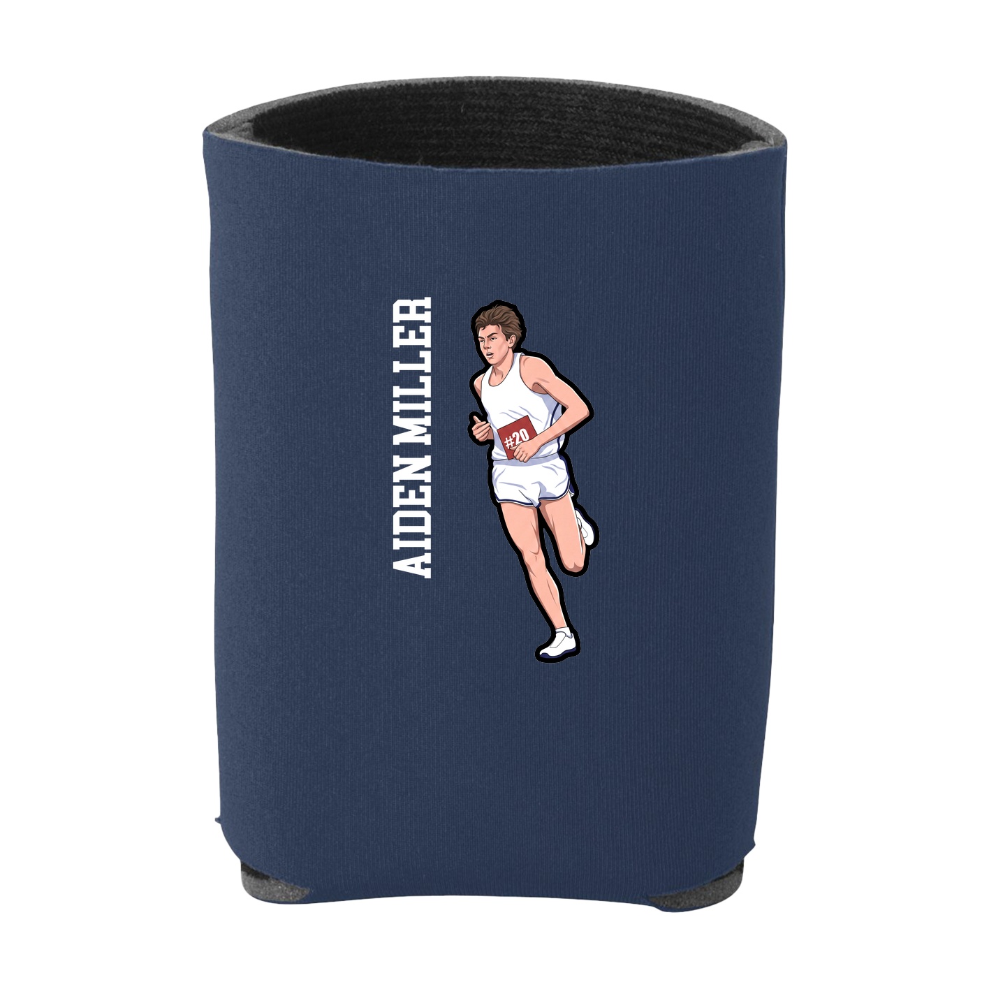 Can Holder — Name Vertical in Navy