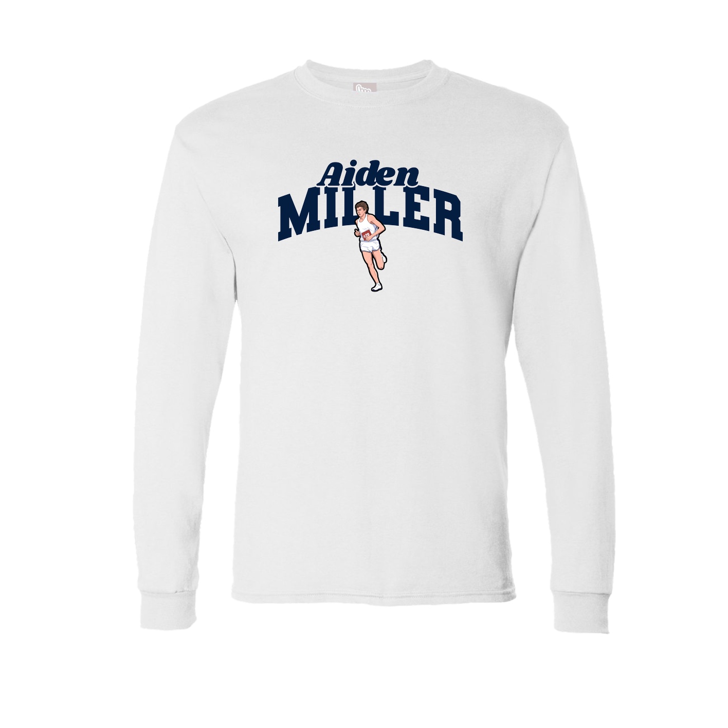 Long Sleeve Tee — Signature Arch in White