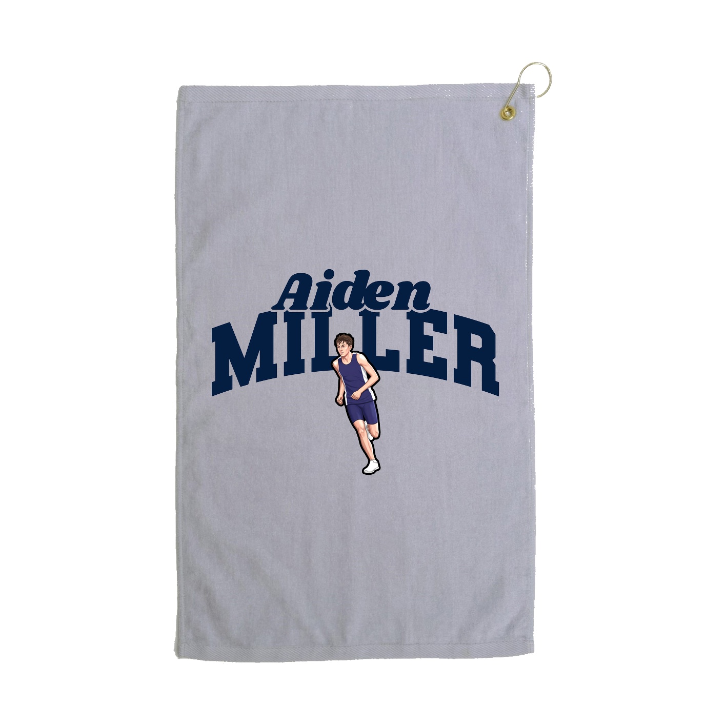 Golf Towel — Signature Arch in Grey