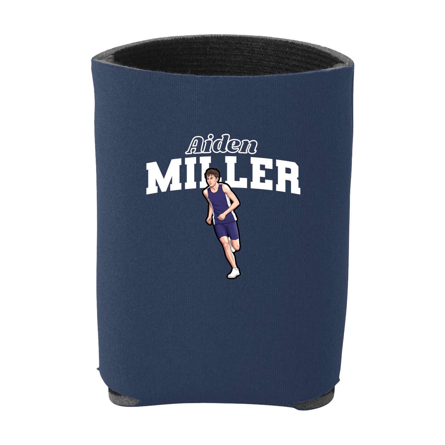 Can Holder — Name Arch in Navy