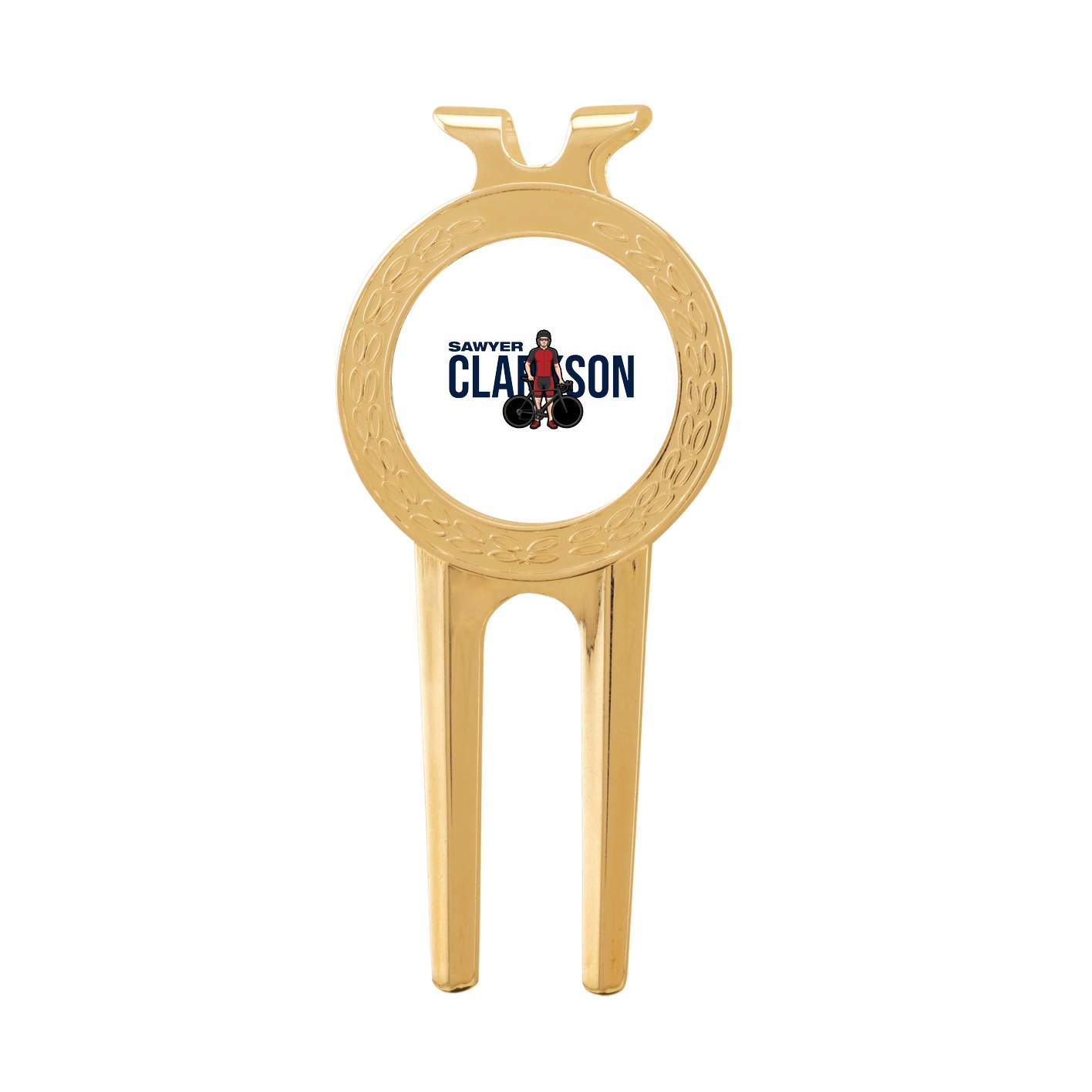 Divot Tool with Ball Marker — Player Name in Classic