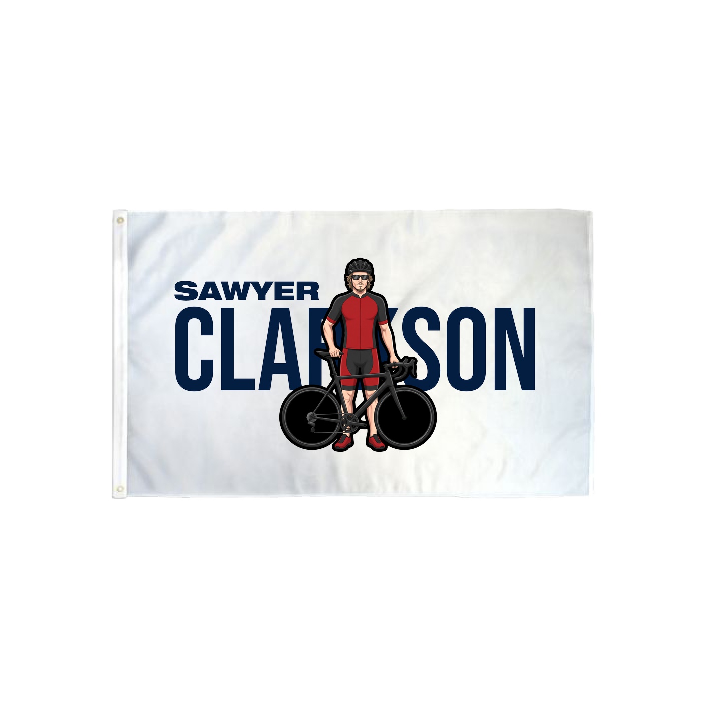 3x5 Flag — Player Name in Classic