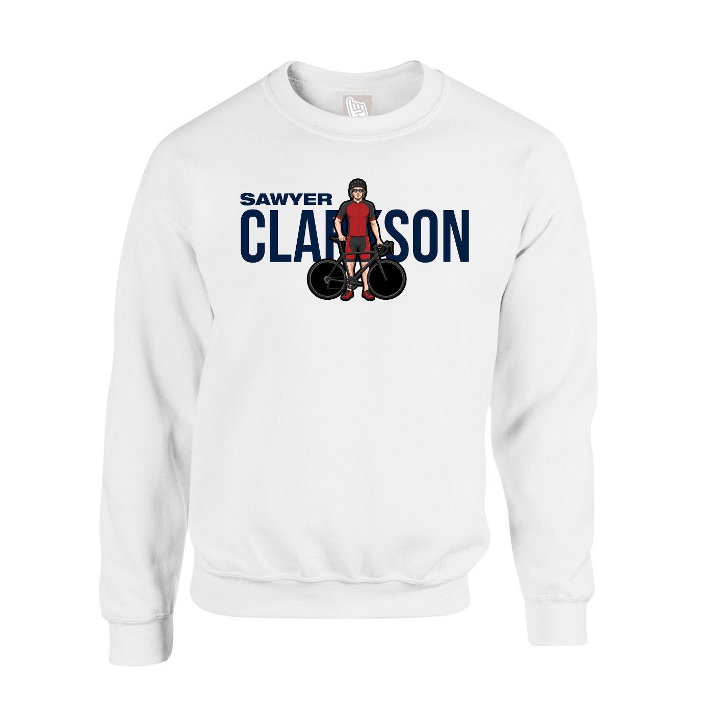Fleece Crew — Player Name in White