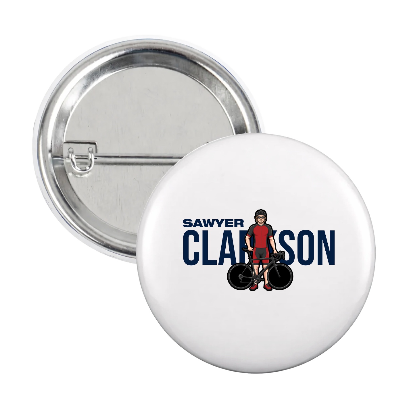 Game Day Button — Player Name in White
