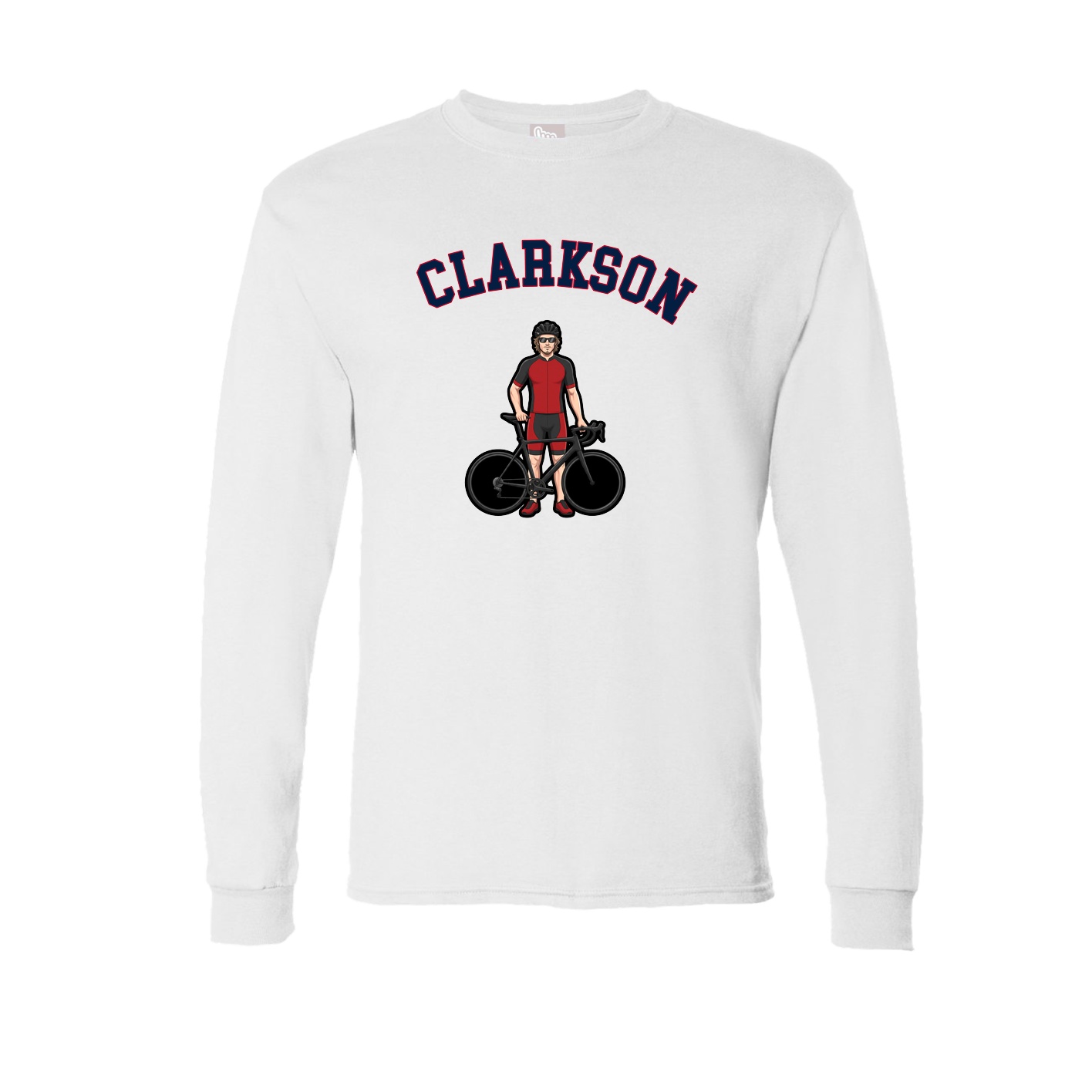 Long Sleeve Tee — Shirsey Arch in White
