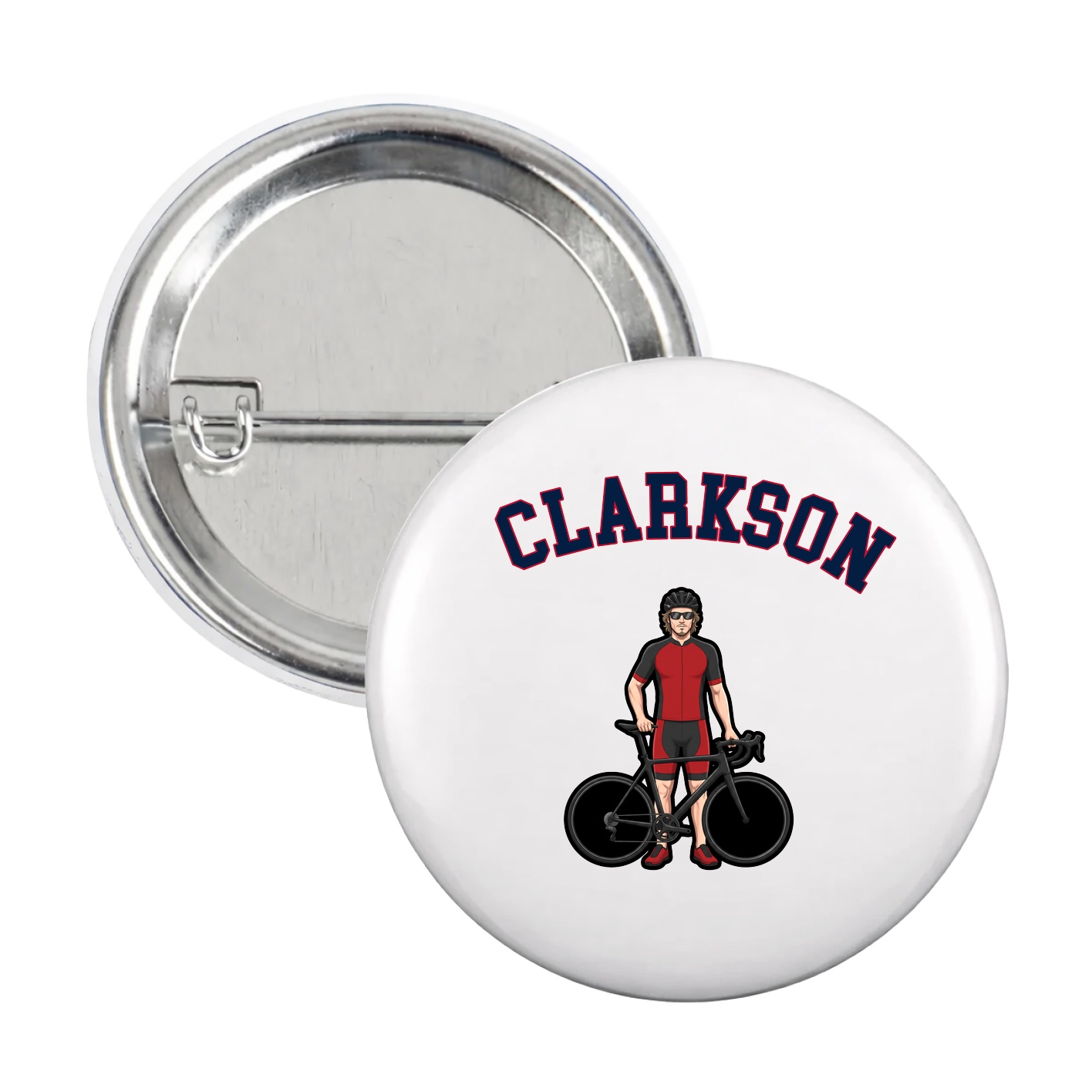 Game Day Button — Shirsey Arch in White