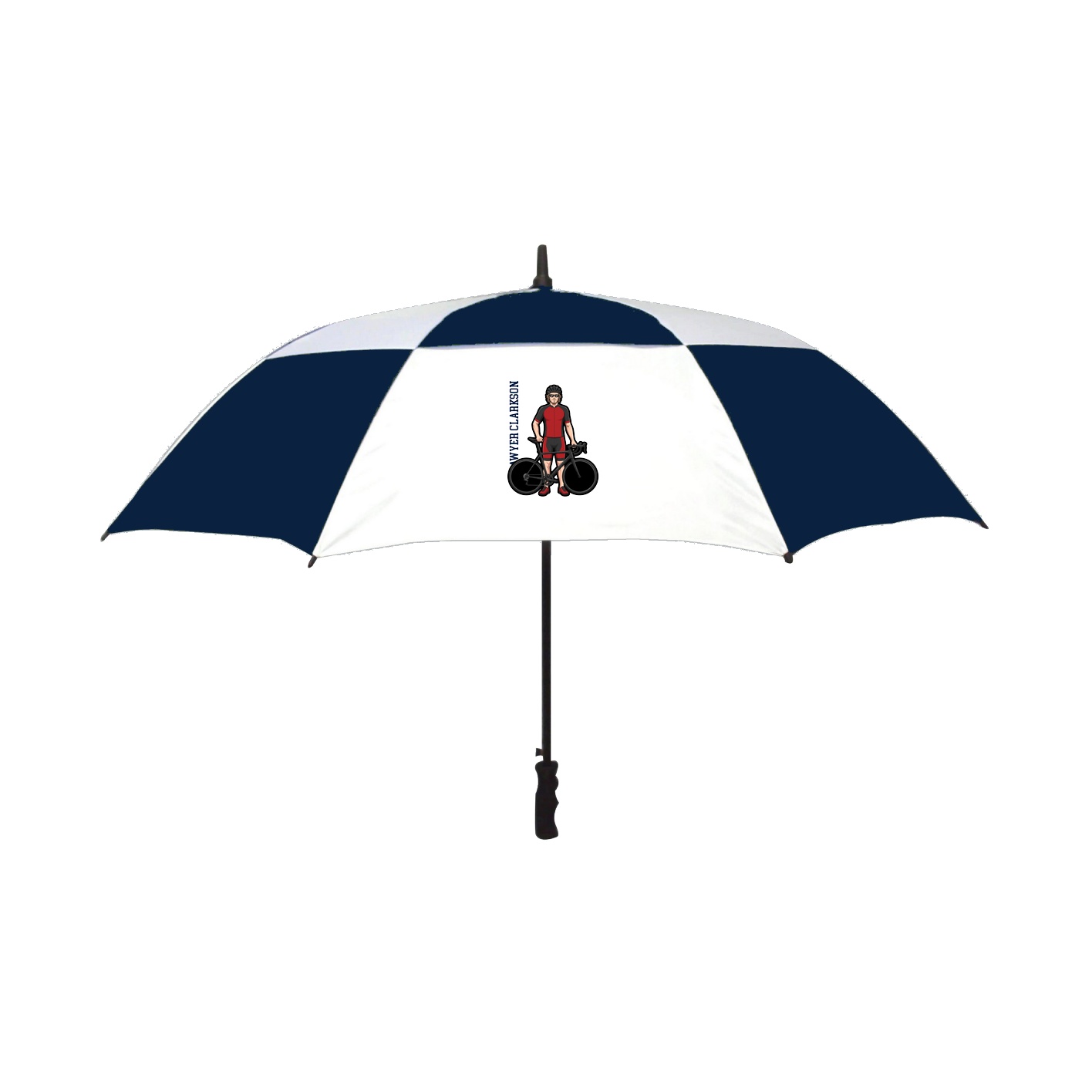 Golf Umbrella — Name Vertical in Navy