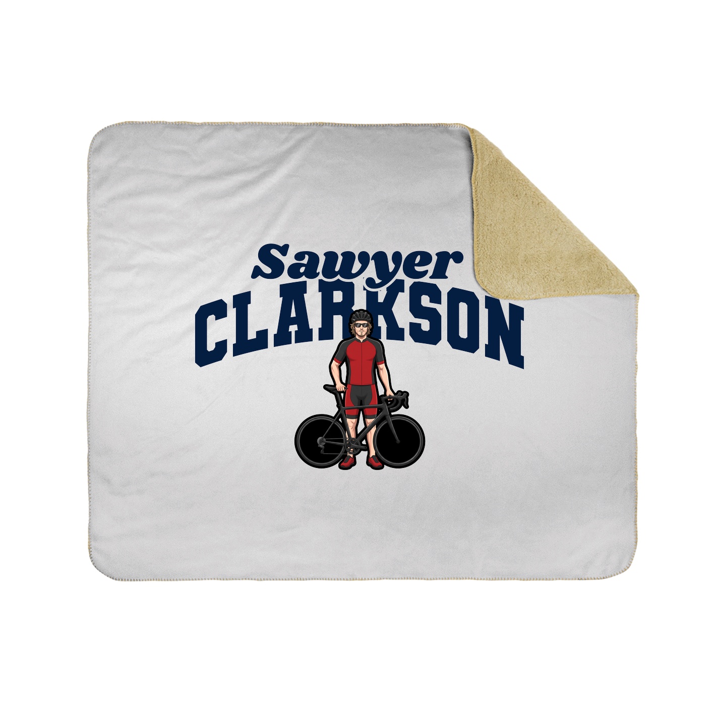 Throw Blanket — Signature Arch in White