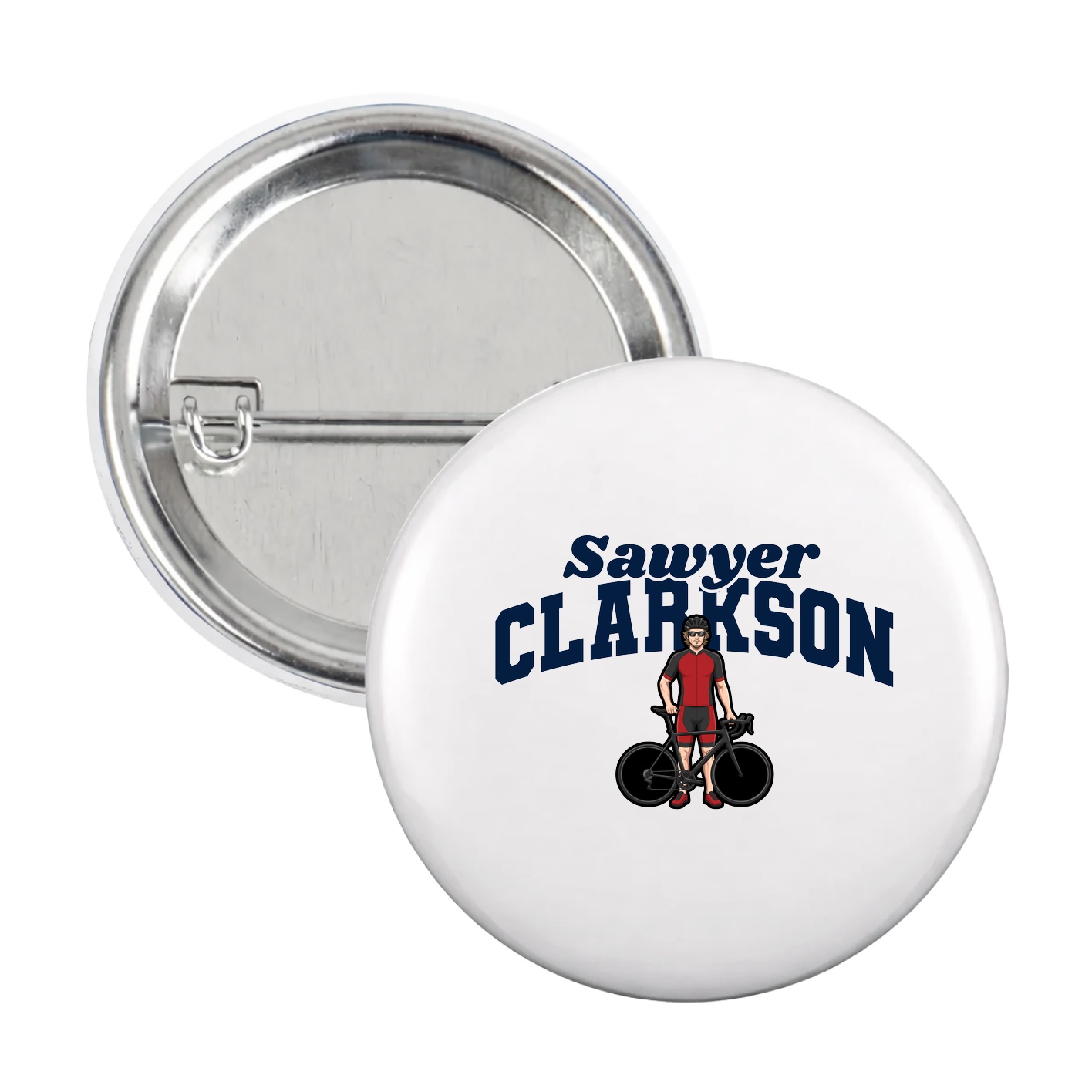 Game Day Button — Signature Arch in White