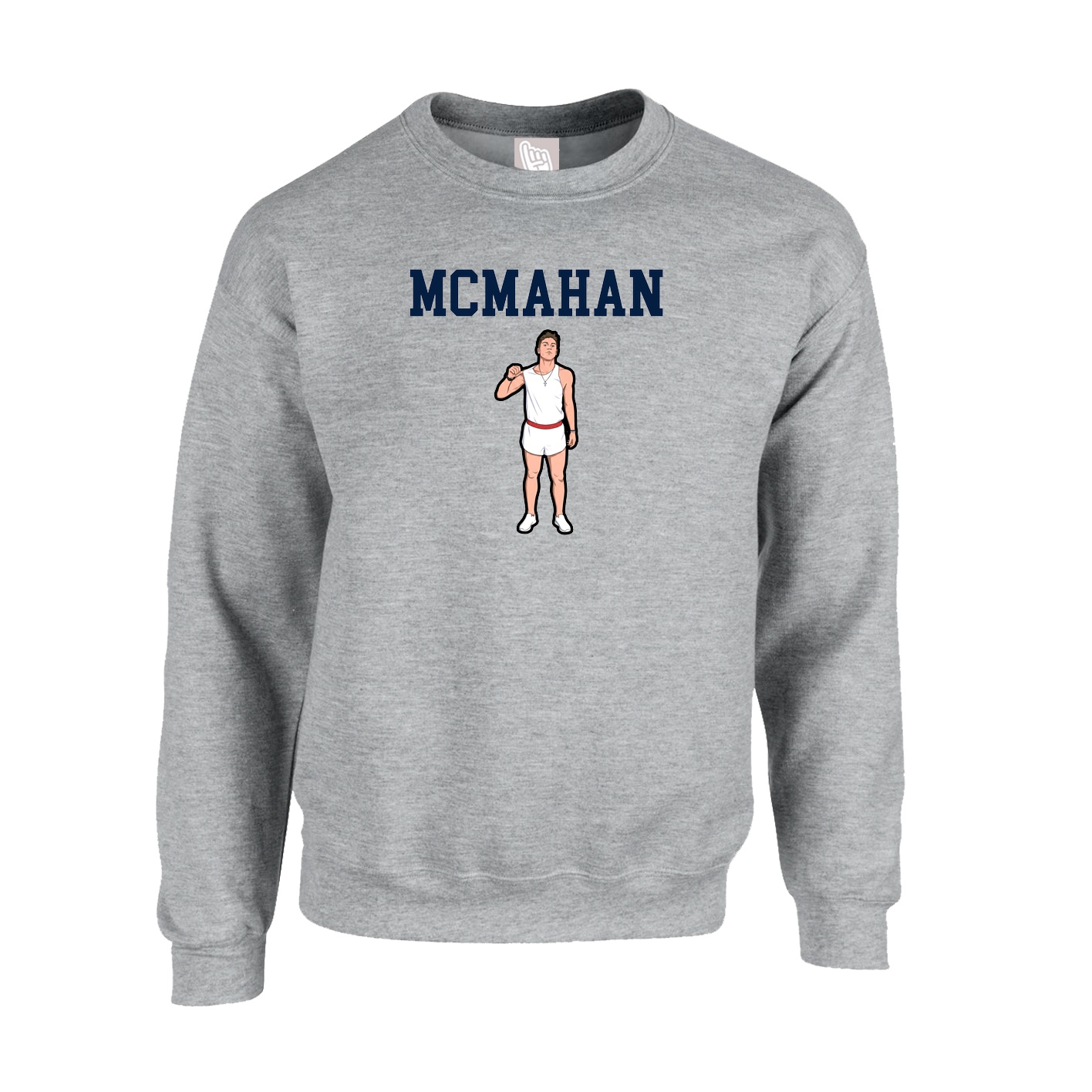 Fleece Crew — Shirsey in Grey