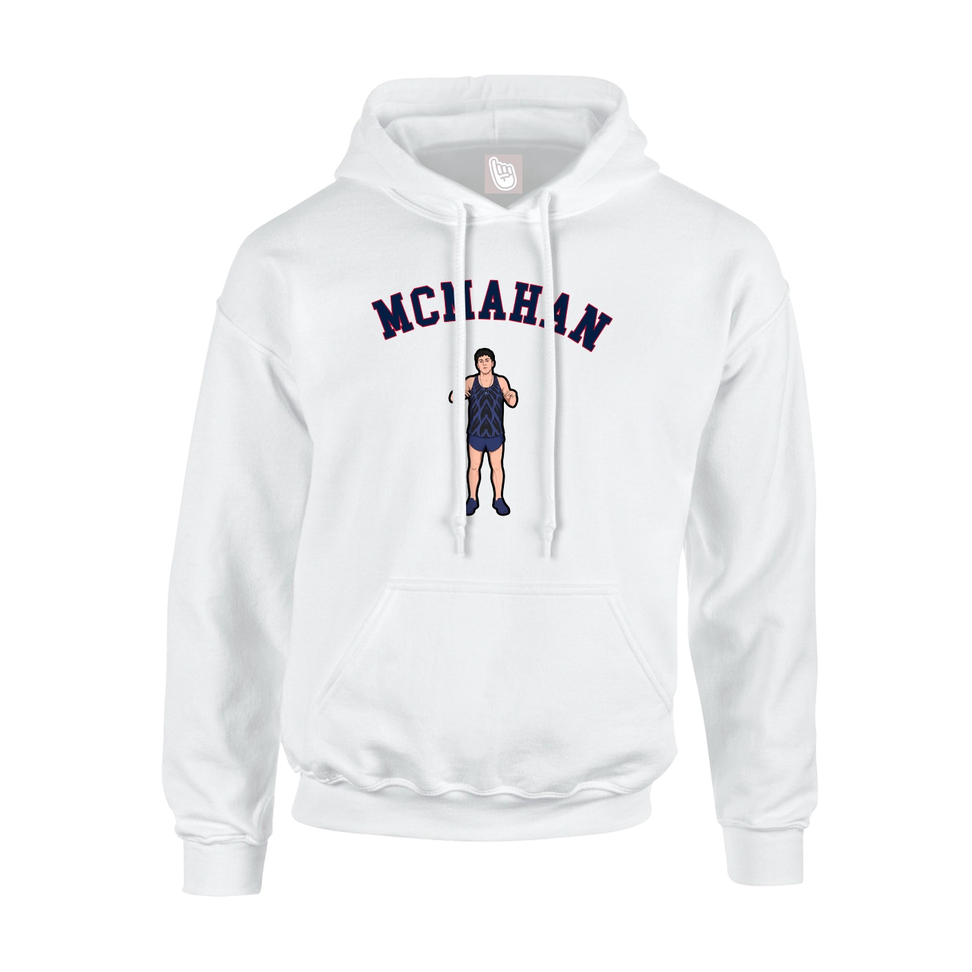 Hoodie — Shirsey Arch in White
