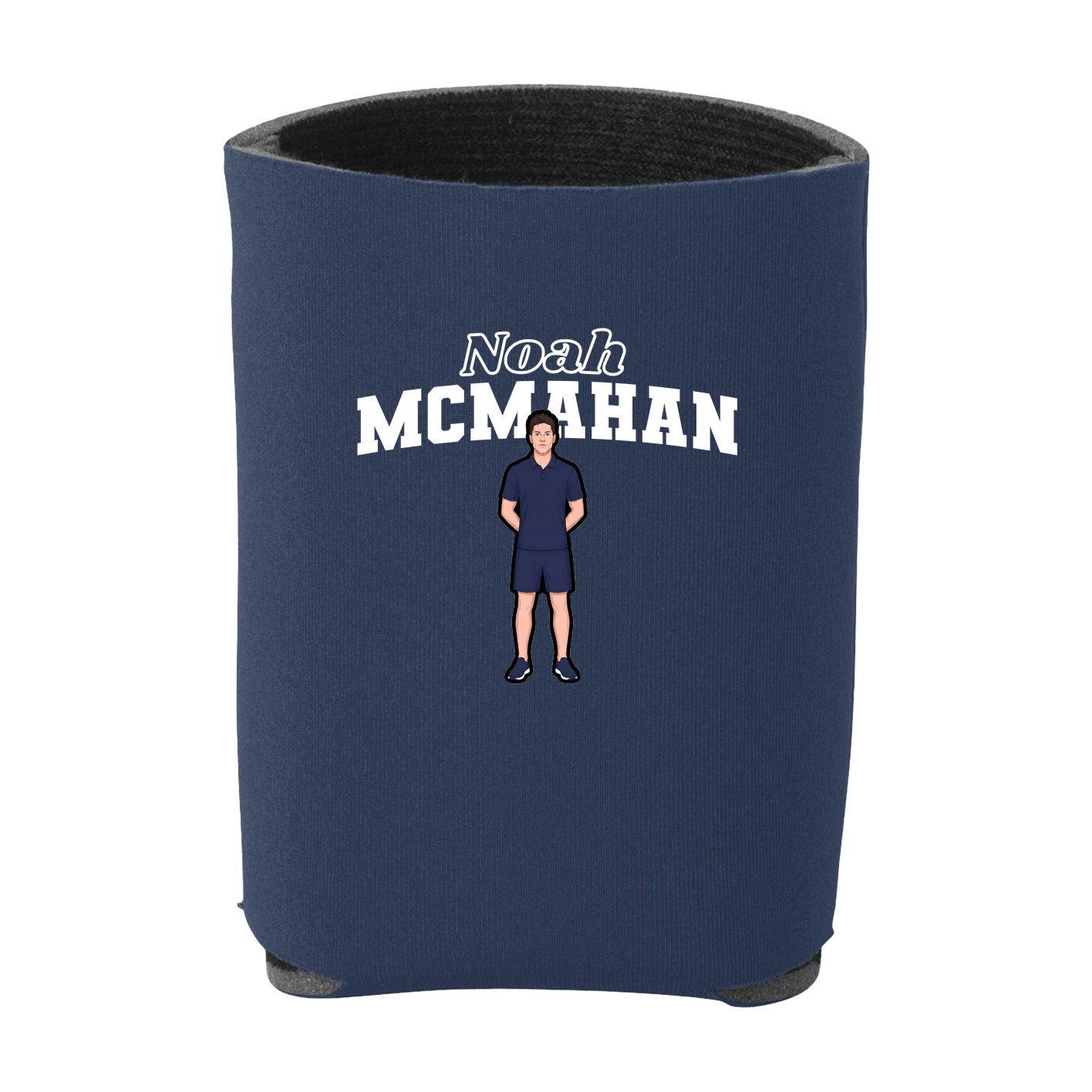 Can Holder — Name Arch in Navy