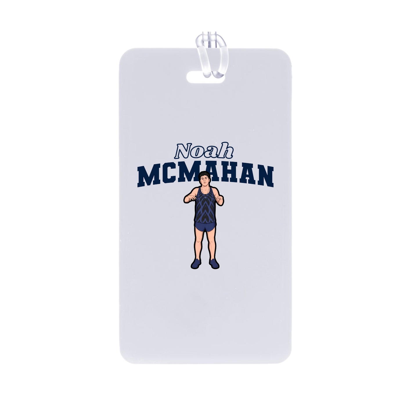 Bag Tag — Name Arch in Classic