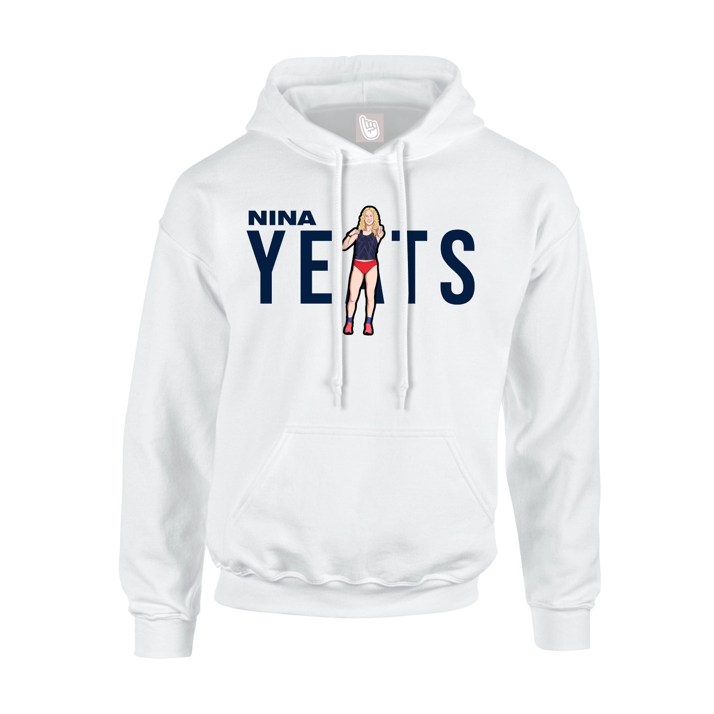 Hoodie — Player Name in White
