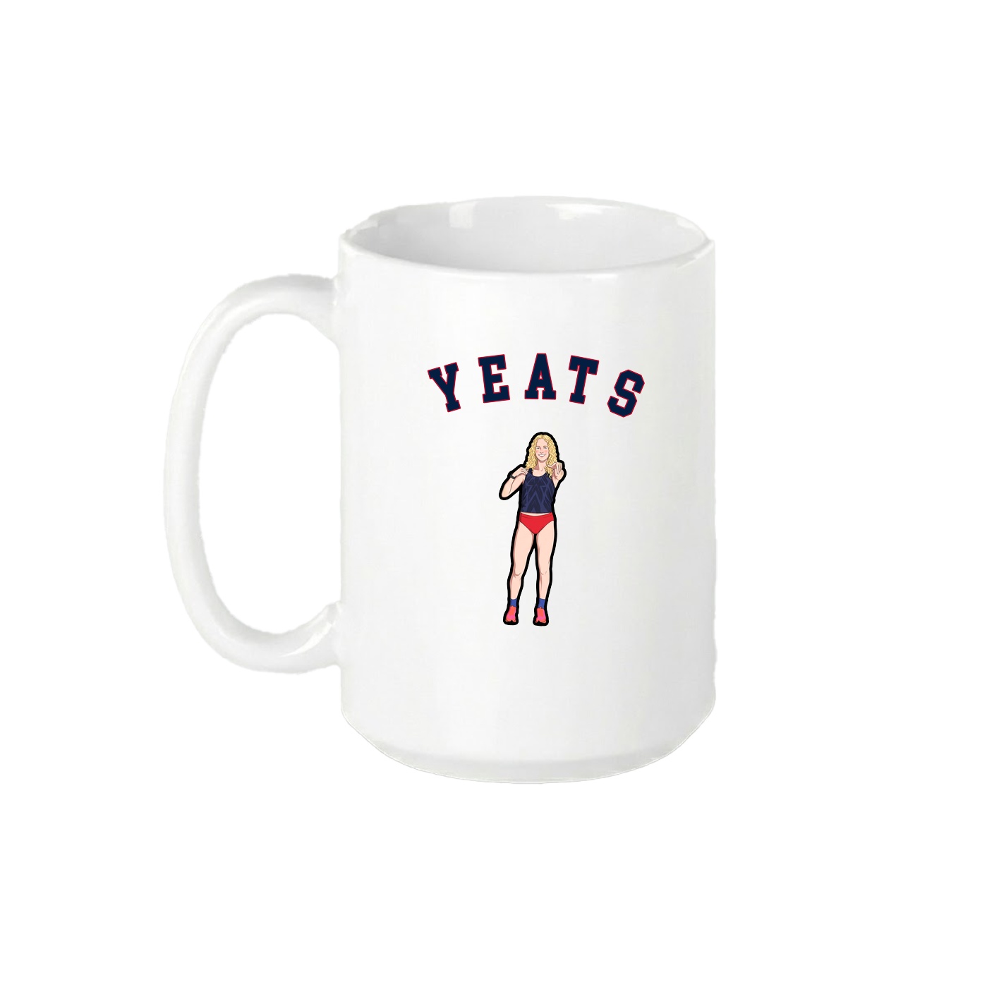 15oz Coffee Mug — Shirsey Arch in White