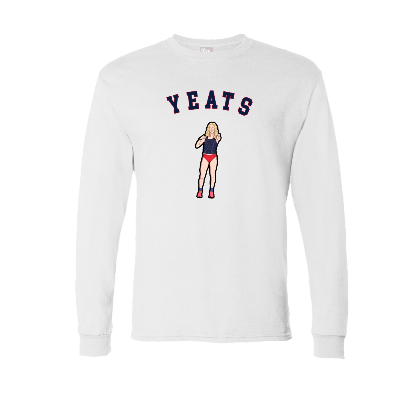 Long Sleeve Tee — Shirsey Arch in White