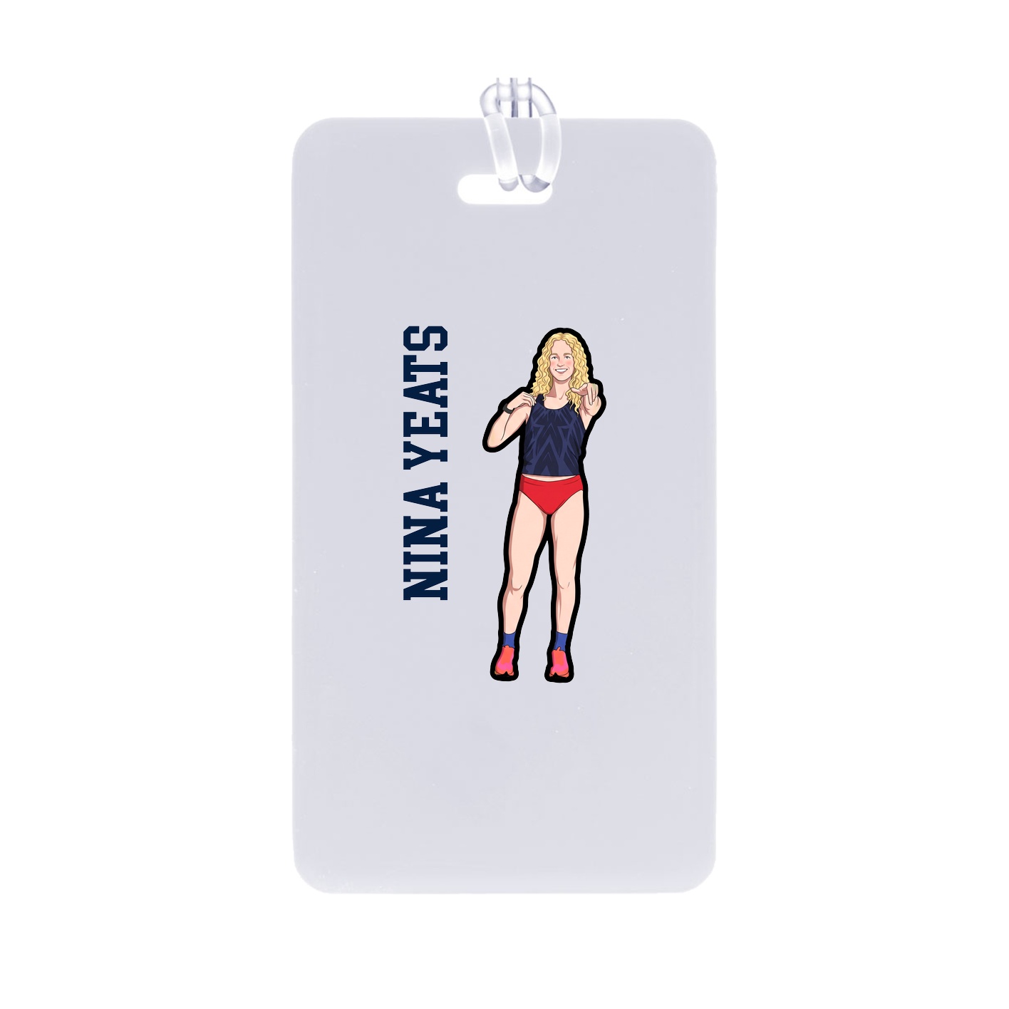 Bag Tag — Name Vertical in Classic