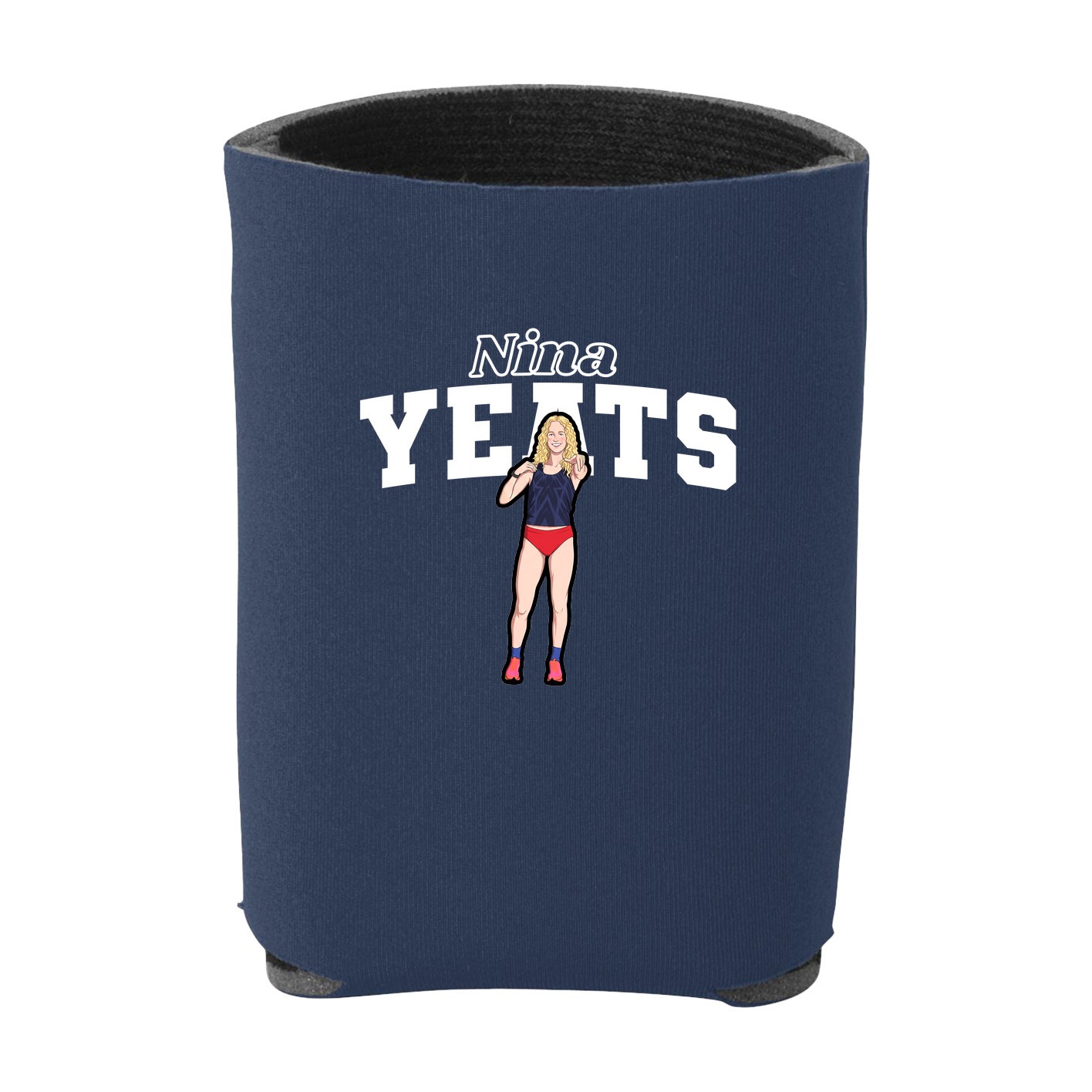 Can Holder — Name Arch in Navy