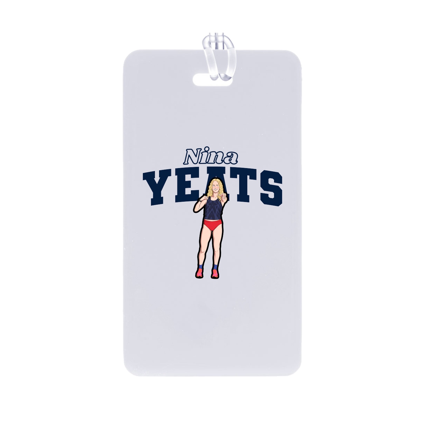 Bag Tag — Name Arch in Classic