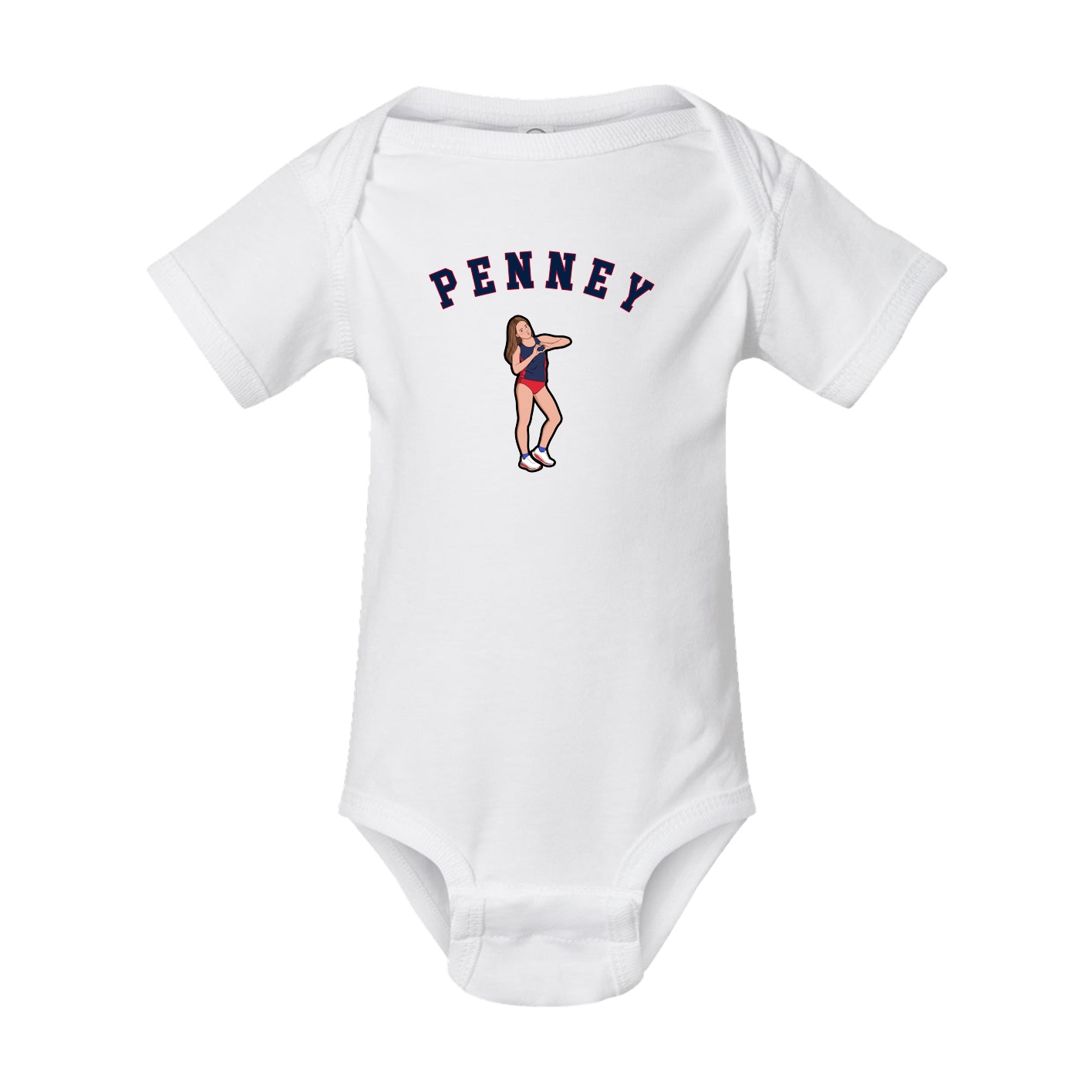 Baby Onesie — Shirsey Arch in White