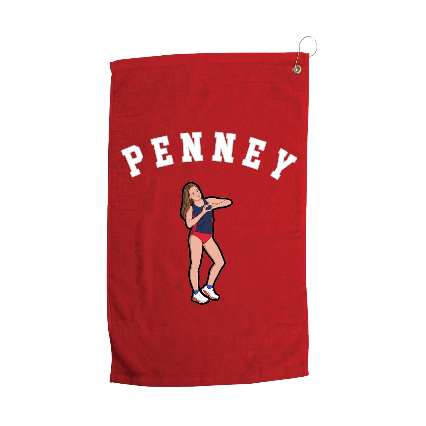 Golf Towel — Shirsey Arch in Red