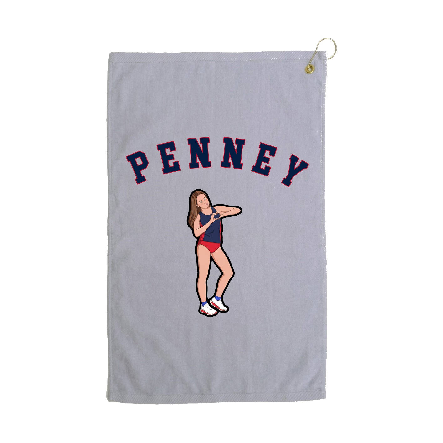 Golf Towel — Shirsey Arch in Grey