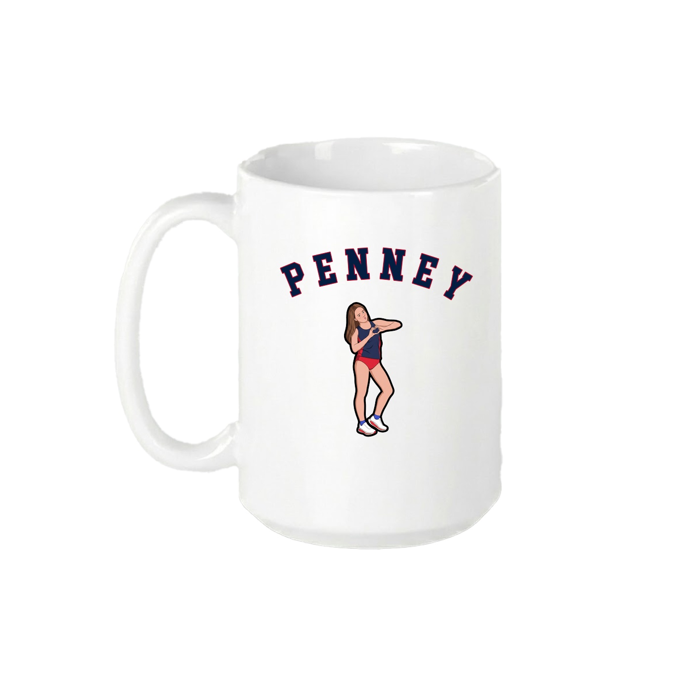15oz Coffee Mug — Shirsey Arch in White