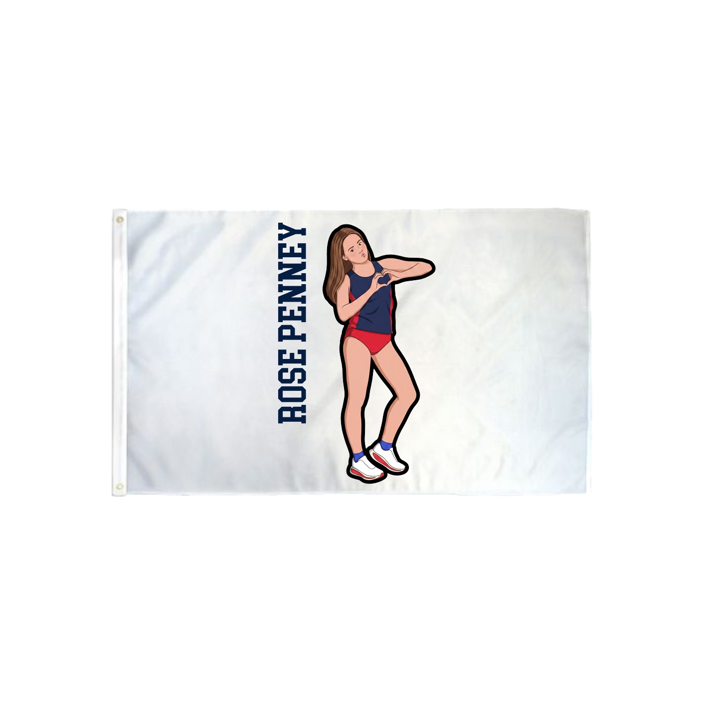 3x5 Flag — Name Vertical in Classic