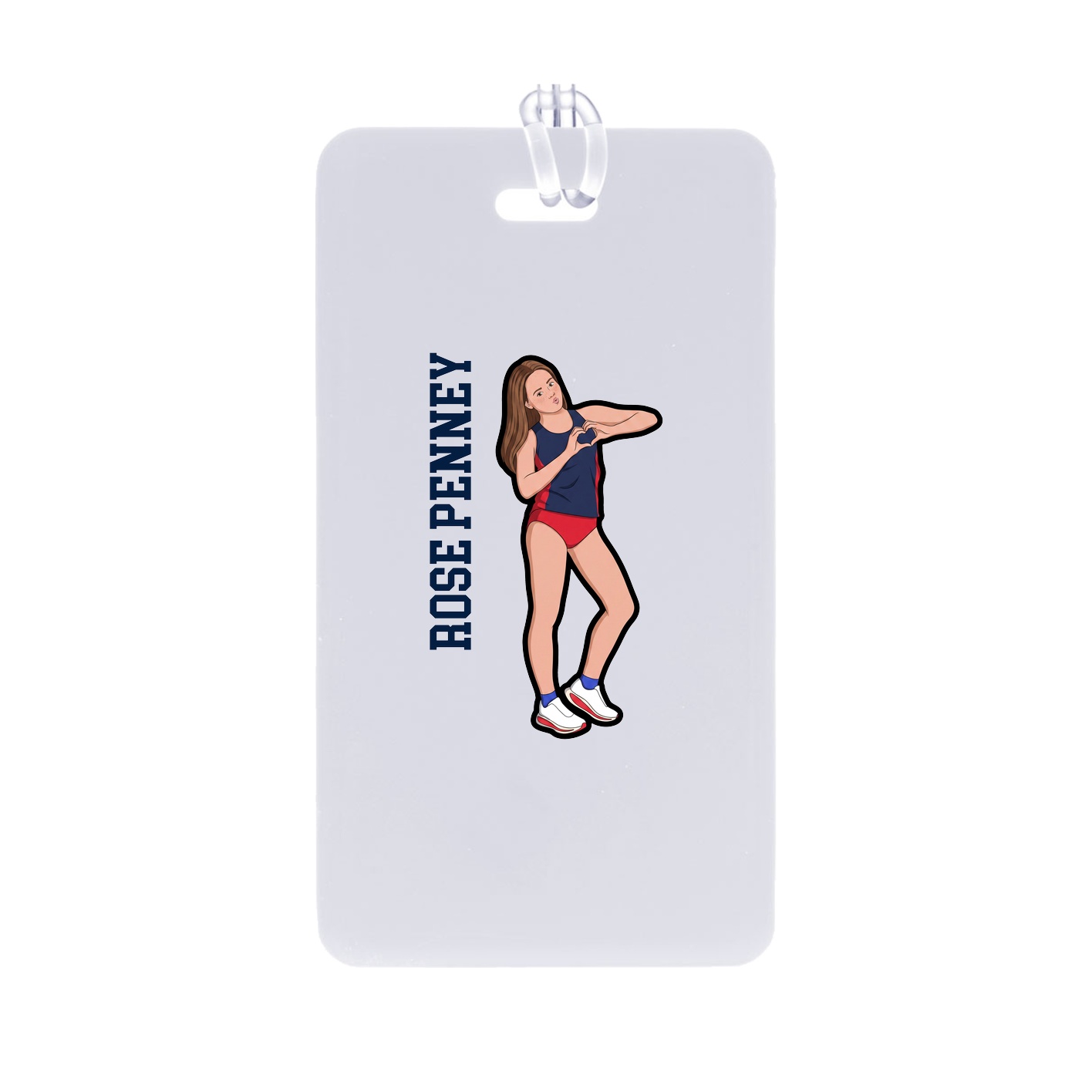 Bag Tag — Name Vertical in Classic