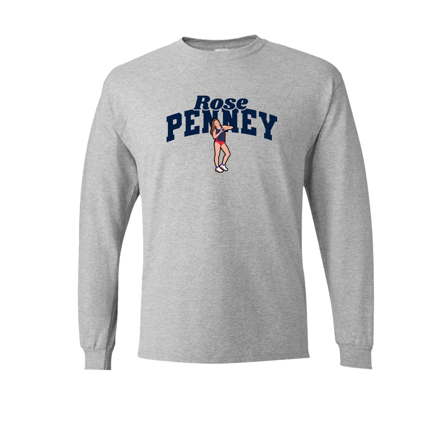 Long Sleeve Tee — Signature Arch in Grey