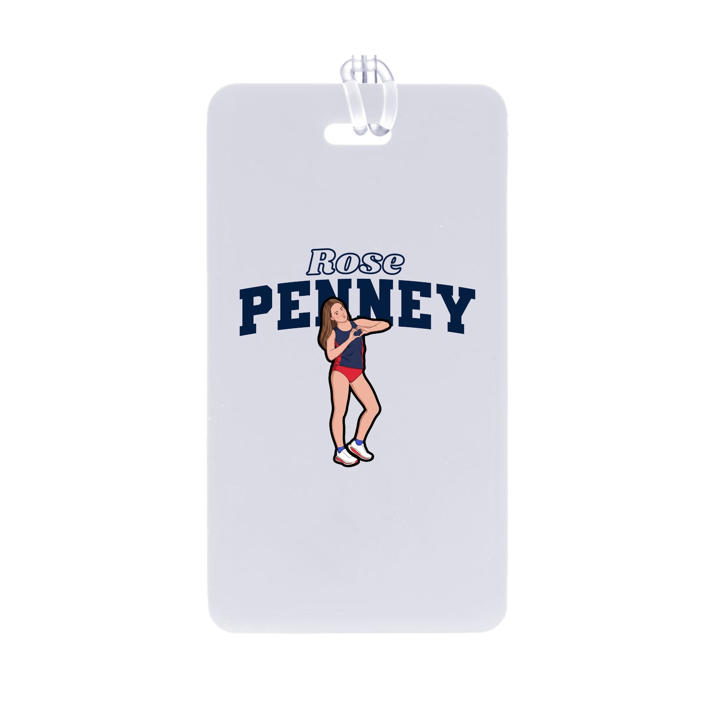 Bag Tag — Name Arch in Classic