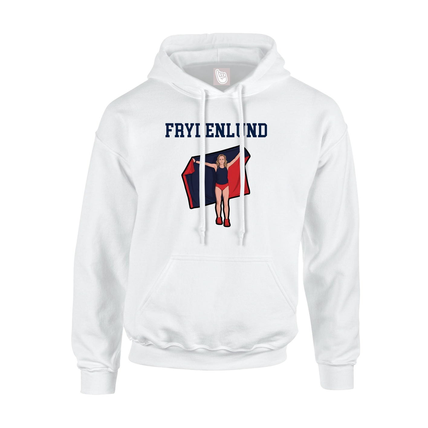 Hoodie — Shirsey in White