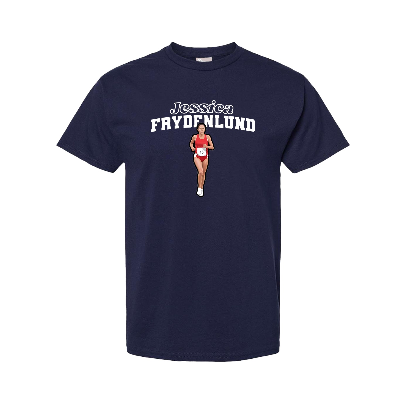 Youth Tee — Name Arch in Navy