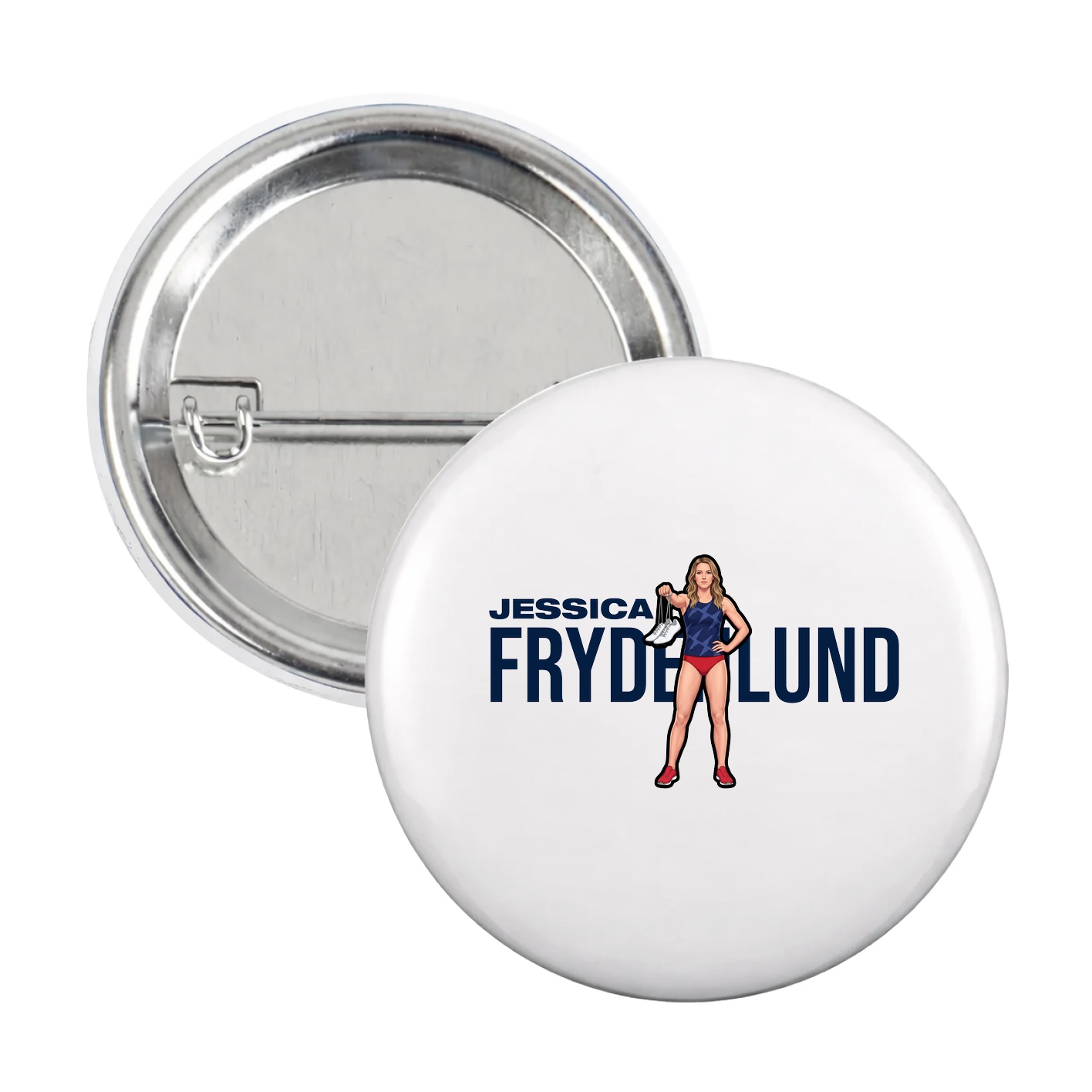 Game Day Button — Player Name in White