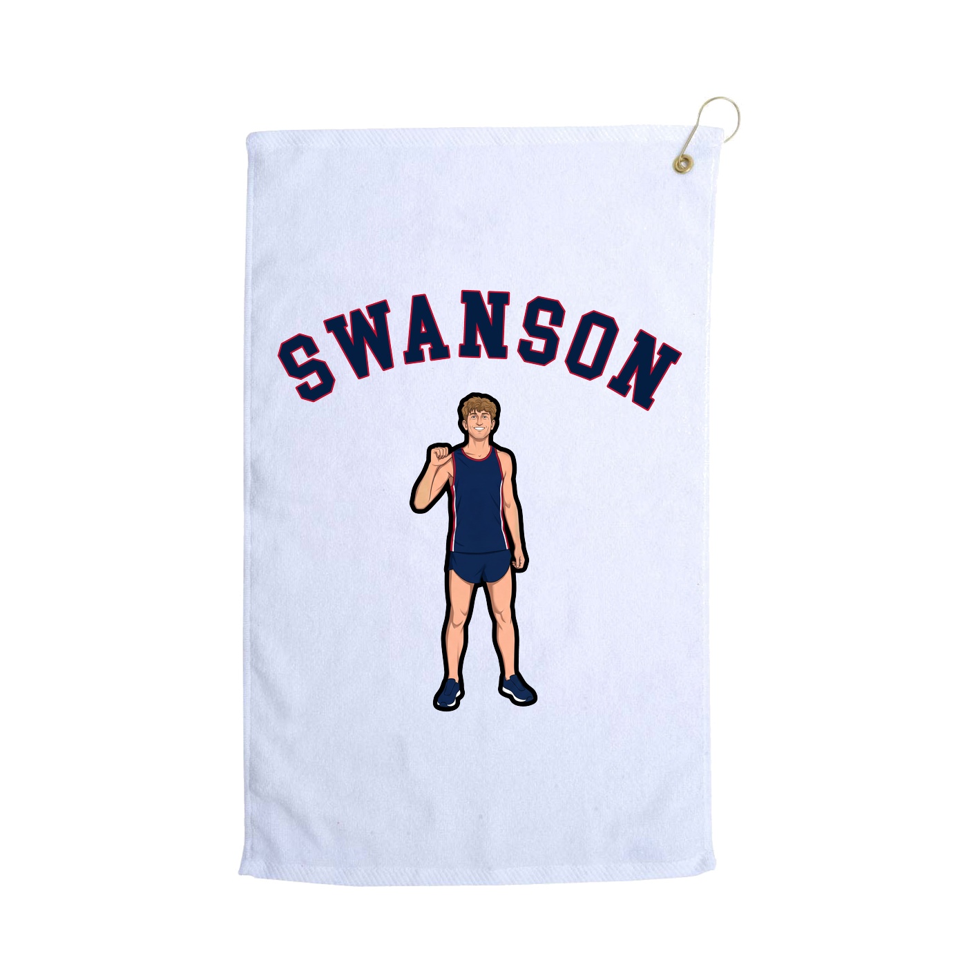 Golf Towel — Shirsey Arch in White