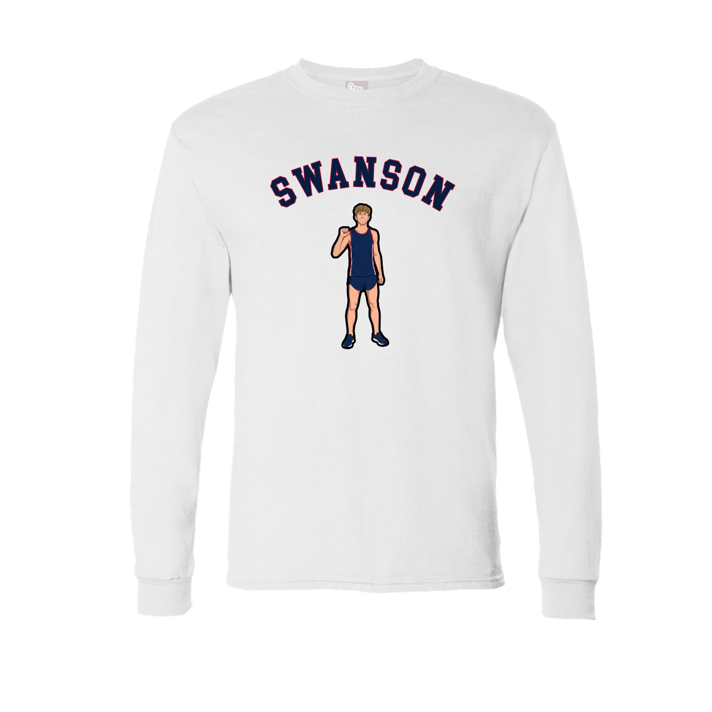 Long Sleeve Tee — Shirsey Arch in White
