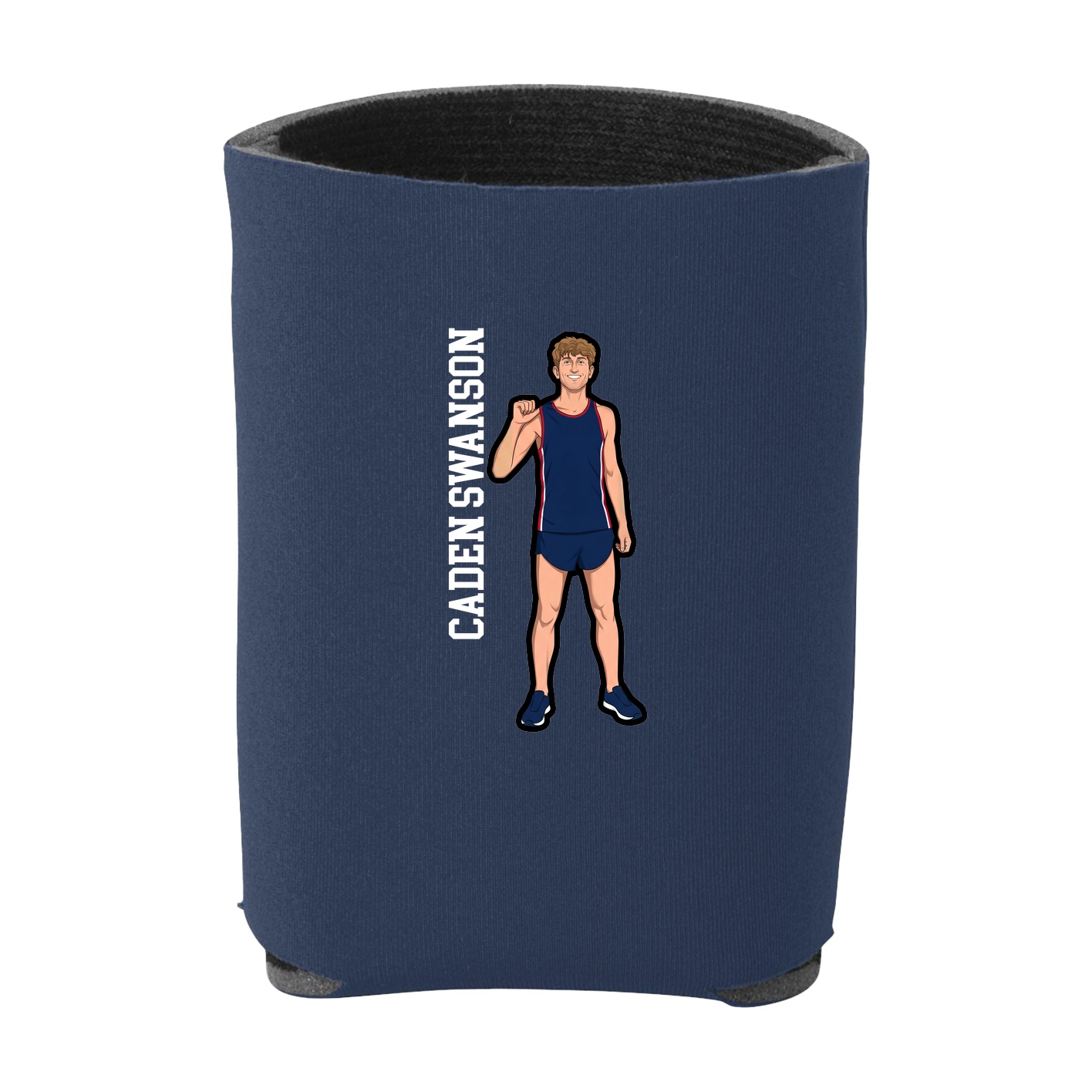 Can Holder — Name Vertical in Navy