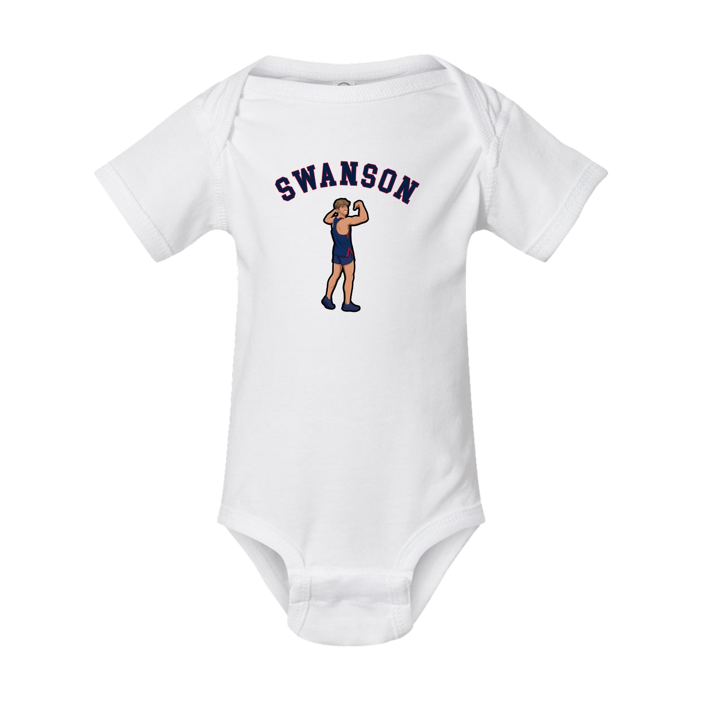 Baby Onesie — Shirsey Arch in White