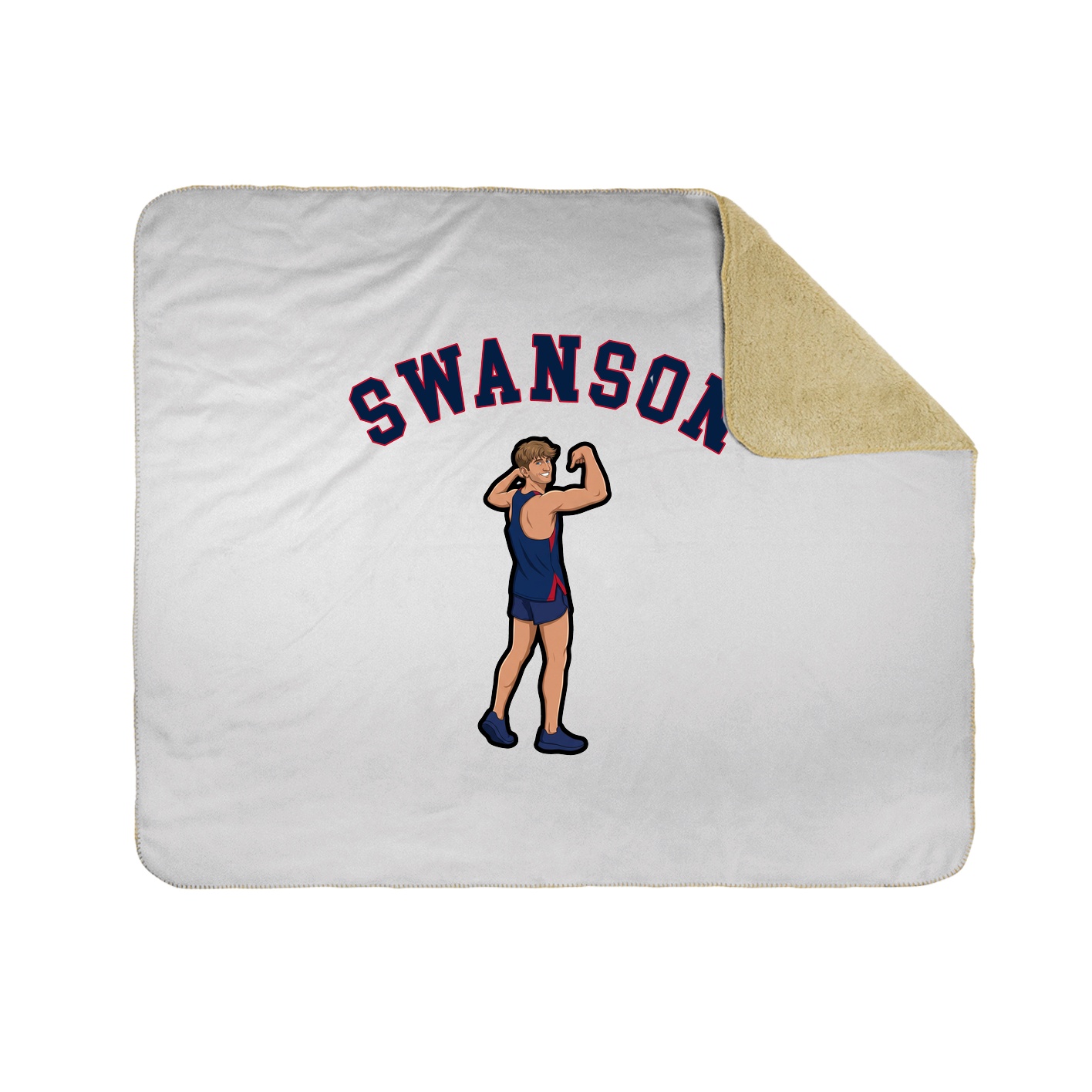 Throw Blanket — Shirsey Arch in White