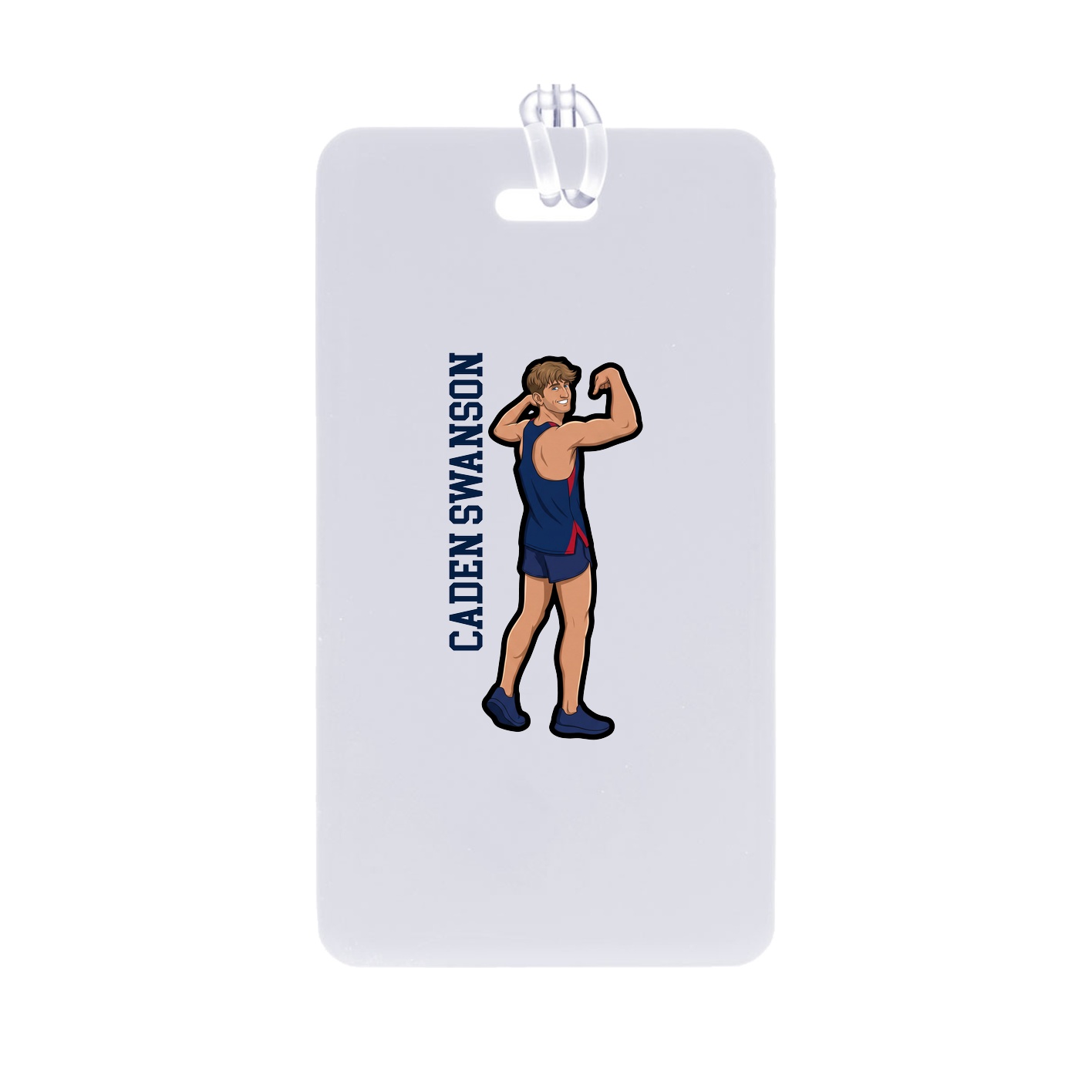Bag Tag — Name Vertical in Classic