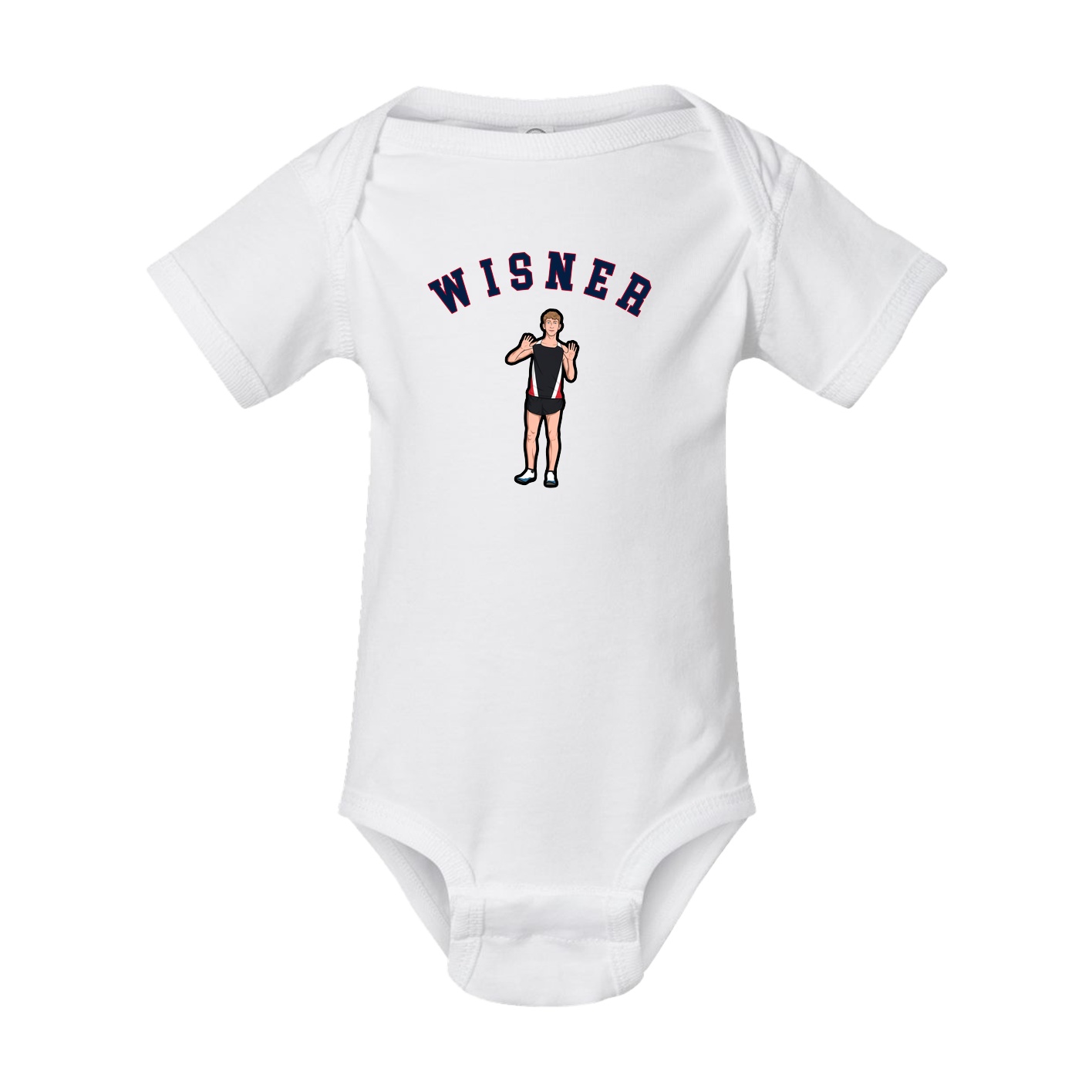 Baby Onesie — Shirsey Arch in White