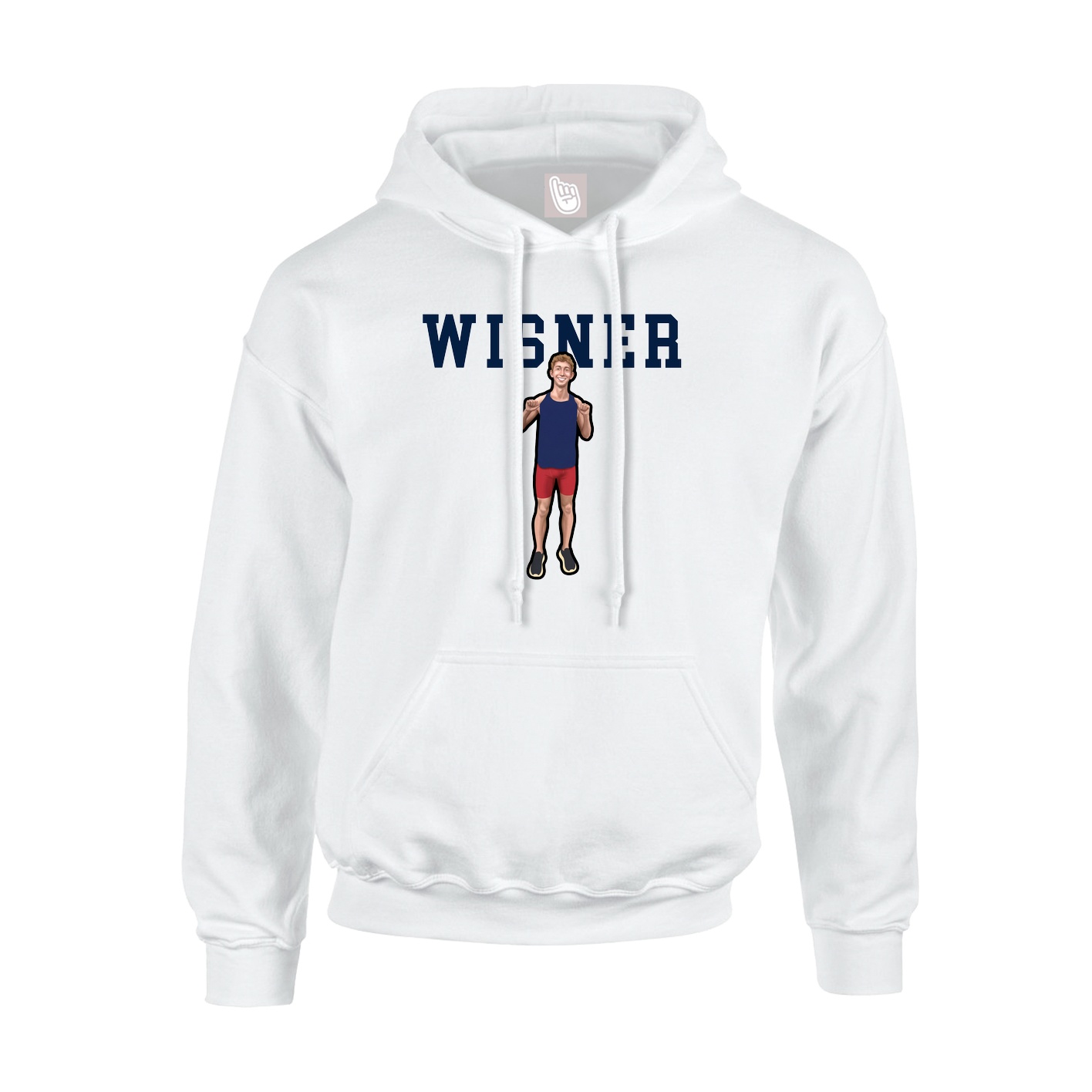 Hoodie — Shirsey in White