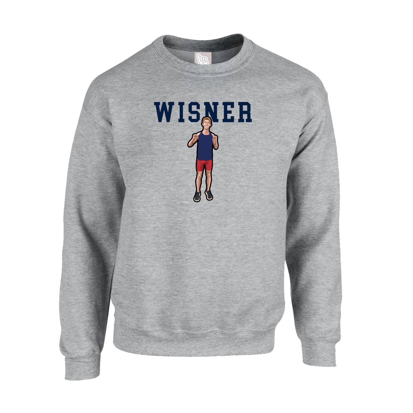 Fleece Crew — Shirsey in Grey