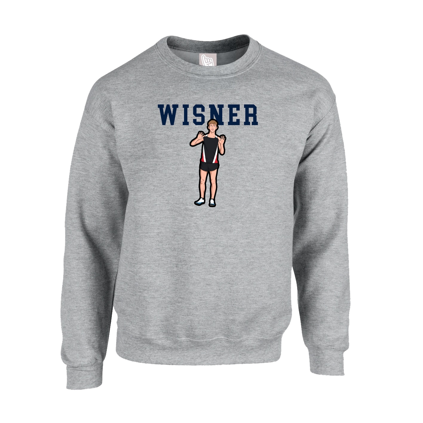 Fleece Crew — Shirsey in Grey