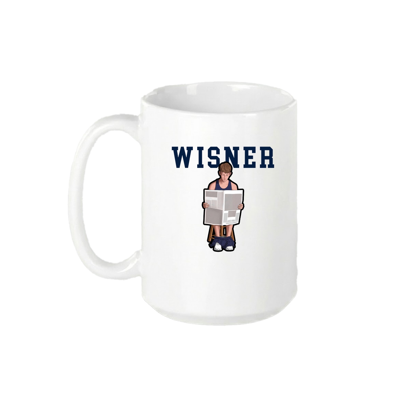 15oz Coffee Mug — Shirsey in White